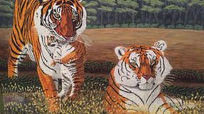 Jim Fogle Tiger Painting
